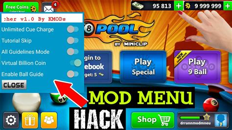 8 ball pool mod menu, unlimited cash